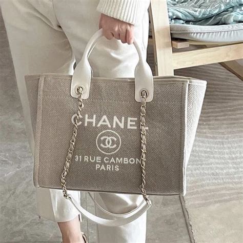 chanel deauville tote replica|chanel deauville medium tote.